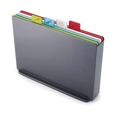 $48 • Buy Joseph Joseph - Index Set Of 4 Chopping Boards In Storage Case Graphite Regular
