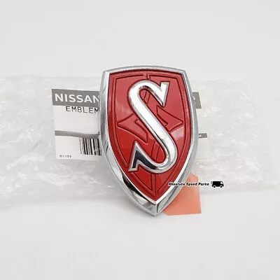 OEM Nissan Red S Hood Emblem JDM S14 240SX Silvia Badge 65892-80F05 • $39.50