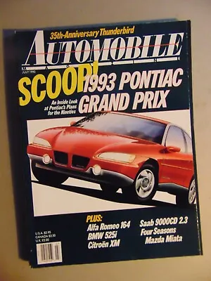 AUTOMOBILE Magazine July 1990 MAZDA Miata • $7.50