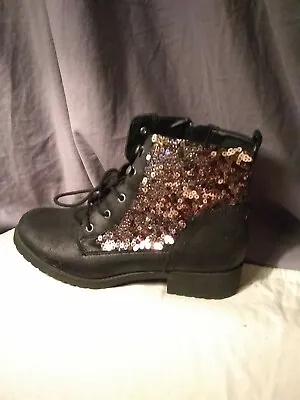 Military Style  Bling Ankle Boot Sz 9  • $19.99
