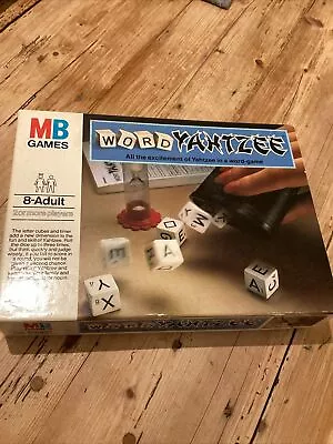 Vintage Word Yahtzee Mb Games Complete With Instructions And Score Pad • £7.99