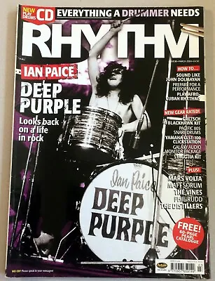 £4.50 • Buy Deep Purple - Rhythm Magazine - Ian Paice - 2004 