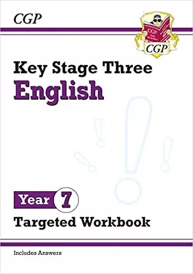 New KS3 English Year 7 Targeted Workbook (with Answers) (CGP KS3... By CGP Books • £4.49