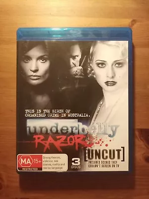 Underbelly - Razor -  3 X Disc Blu Ray Boxset - Season 4 - Series Four - 2011 • £34.99