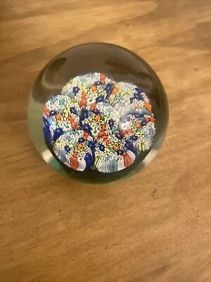 Vintage Murano Fratelli Toso Millefiori Garden Paperweight • $20