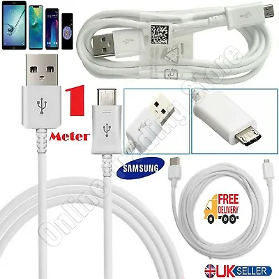 Official USB Cable Lead Sync Charger For Samsung Galaxy Tab 3 Tablet 78.9 10.1 • £3.99