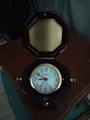 Howard Miller 645-187 Solid Brass Mantle Or Desk Clock With No Advertising • $10