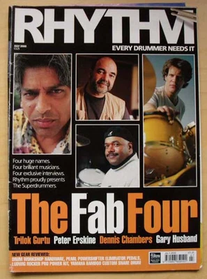 £8 • Buy Various 2000 Rhythm Magazine July 2000 Trilok Gurtu/peter Erskine/dennis Chamber