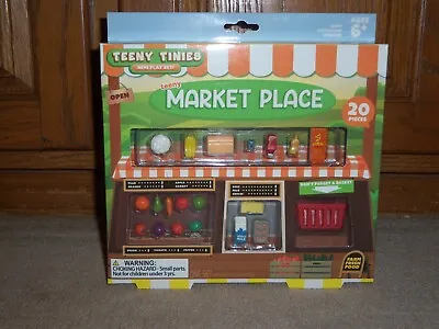 Teeny Tinies MARKET PLACE Mini Food Playset Toy NEW Doll/dollhouse Miniatures • $15