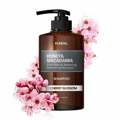 Kundal Honey & Macadamia Shampoo Cherry Blossom  (500 Ml)Natural Balancing • £18.99