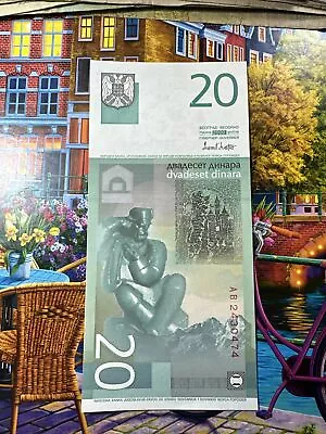 YUGOSLAVIA 20 Dinar Bank Note Uncirculated New Condition • £5.99