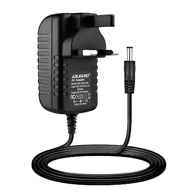 9 Volts Mains AC DC UK Charger Adapter For Casio CTK 720 Keyboard Power Supply • £8.73