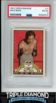 1951 Topps Ringside #11 Max Baer Boxing PSA 4 VG-EX A486 • $50