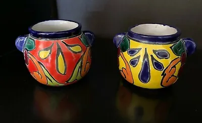 Authentic Talavera Ceramic Mini Pot Or Planter - Single Small • $12