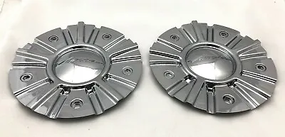 Veloche Chrome Custom Wheel Center Cap Set Of TWO (2) # C007701CAP  C10995C • $65