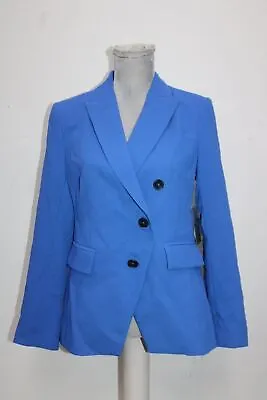 Vince Camuto Women's Parisian Crepe Blazer Blue Size 14 • $35.99