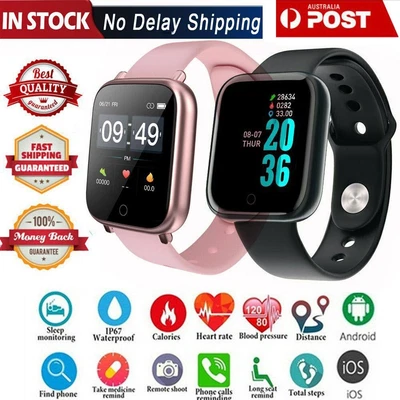 $14.99 • Buy Waterproof Bluetooth Parameter Smart Watch For IPhone Samsung Men Women Kids WD