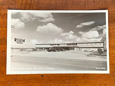 Texas TX Cline RPPC McAllen Frontier Hotel & Coffee Shop Ca 1950 • $9.29