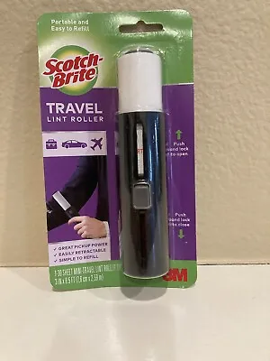 Scotch-Brite Mini Travel Lint Roller Works Great On Pet Hair 30 Sheets • $9.99