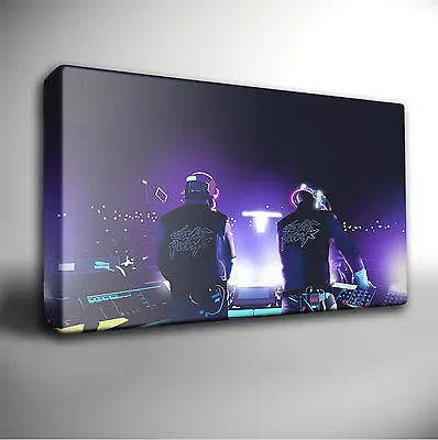 DAFT PUNK - Canvas Art Picture - PREMIUM Quality *Choose Your Size • $39.77