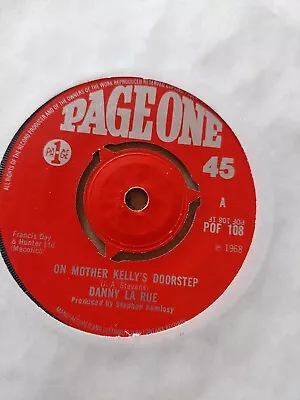 Danny La Rue On Mother Kelly's Doorstep 7  Vinyl Single • £0.99
