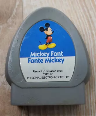 Cricut - Mickey Font Cartridge ONLY (UNKOWN LINK STATUS) T16 • $8.99