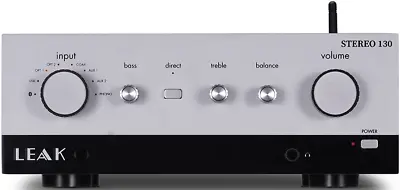 Leak Stereo 130 Integrated Amplifier + Phono + DAC + Bluetooth AptX - Silver • £749