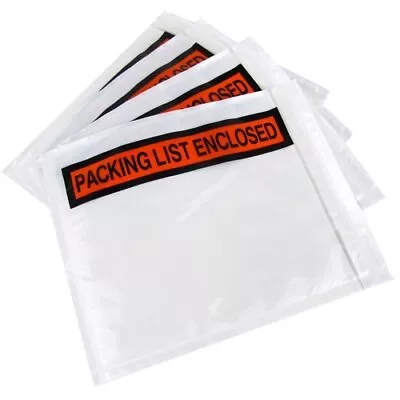 100 Packing List Enclosed Panel Face Envelopes 4.5 X 6 Shipping Envelope Pouch • $10.39