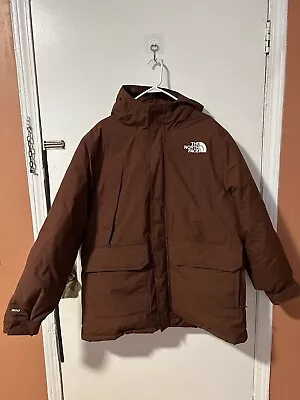 North Face McMurdo Down Parka Jacket Brown Mens XL. • $115