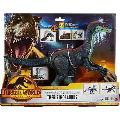 Jurassic World Dominion Dinosaur Figure Sound Slashin Therizinosaurus • $20.99