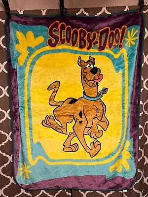 £154.15 • Buy Vintage 2000 Scooby-Doo Fleece Throw Blanket Cartoon Network GRAIL RARE