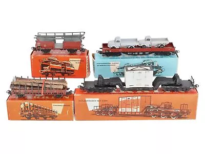 Marklin HO Scale Vintage Assorted Freight Cars [4]/Box • $62.21