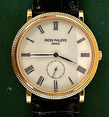 Patek Philippe Calatrava REF#:5119 18K Rose Gold Men's Watch - $45K APR W/ COA!! • $22900