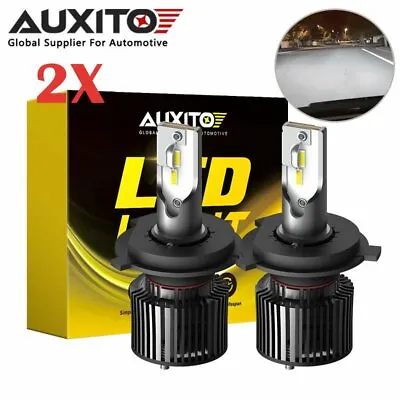 AUXITO H4 9003 LED Headlight Bulb Conversion Kit Hi Lo Beam 60W 6000K White X1 D • $24.99
