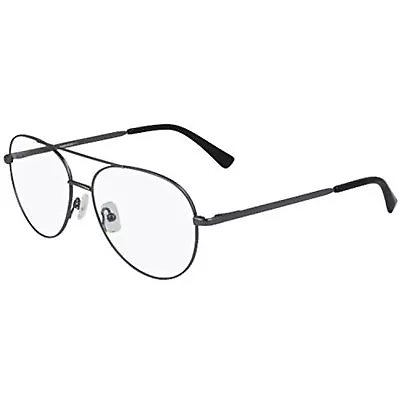 NEW MARCHON NYC M-8000 033 Satin Gunmetal Aviator Eyeglasses 55mm With Case • $49.95