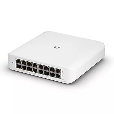 Ubiquiti USW-LITE-16-POE Unifi Switch Lite 16 Port Gigabit Managed Switch With 8 • £215.95