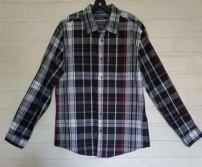 Marc Ecko Men's Dress Shirt Long Sleeve Button Sz Large EXCELLENT Condition  • $15