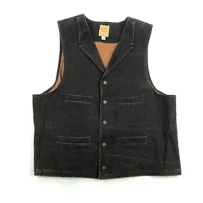 WahMaker Frontier Clothing Vest Mens XXL Western 2XL Wah Maker • $59.88