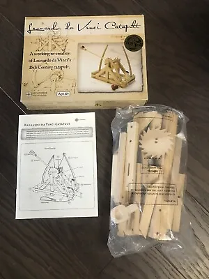 Leonardo Da Vinci Catapult Wooden Building Kit Pathfinders Brand New • $19.98
