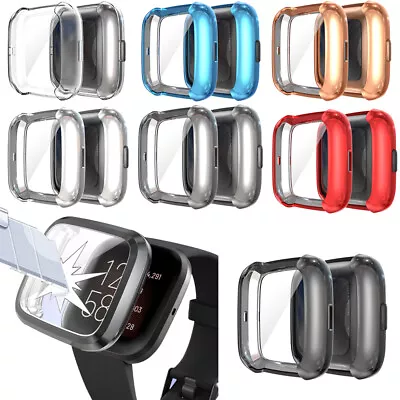 Case For Fitbit Versa 2 Cover TPU Full Protective ShockProof Screen Protector • $7.99