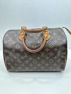 Louis Vuitton Vintage Monogram Speedy 30 Hand Bag Authentic • $340