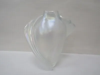 VINTAGE Signed Thomas Buechner VITRIX Studios Iridescent Art Glass- 7.25  • $40