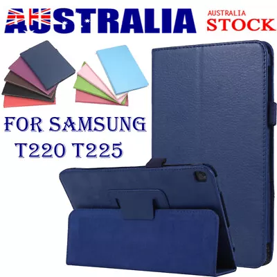 For Samsung Galaxy Tab A7 Lite T220 8.7  PU Leather Flip Protective Case Cover • $12.79