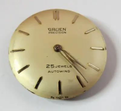 Vintage Gruen Precision 25'j Automatic Movement Model: N710 Ss Watch • $67.50