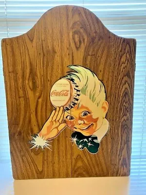 Vintage Coca Cola Sprite Boy Dart Board Cabinet Rare! Collectors Choice! • $349.99