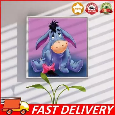 Eeyore DIY Diamond Painting Kits Full Round Drill Home Wall Decor Art Craft • £8.21