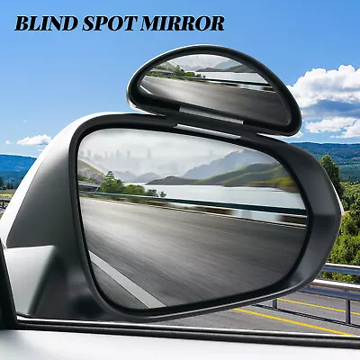 2X Blind Spot Mirror Auto 360° Wide Angle Convex Rear Side View Car Truck SUV US • $10.06