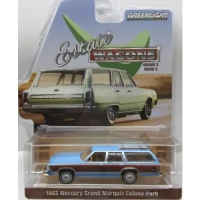 1983 Mercury Grand Marquis Colony Park Wagon Greenlight 2020 New 1:64 Scale • $14.95