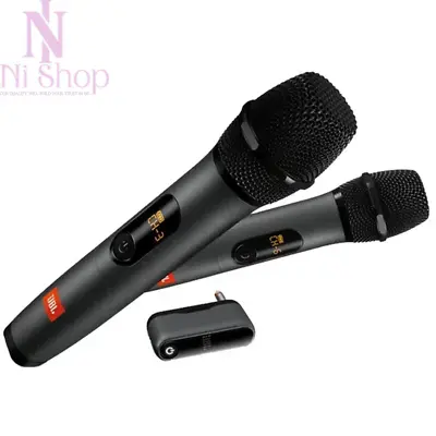 JBL Wireless Microphone Handheld And Receiver UHF Dynamic Karaoke Singing Speech • $148.99