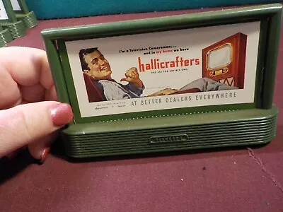 Vintage 1950's Miniatrue Billboards For Lionel With Stand- Hallicrafters Tv • $0.99